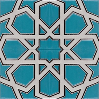 20x20 cm Çini Karo P-18